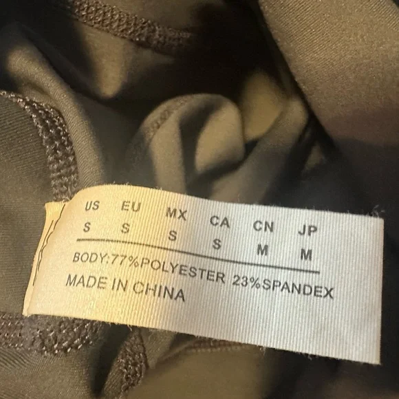 RATAVES Women Charcoal Bike Short With Pockets And Butt Lift Size Small 5”Inseam - Picture 4 of 4